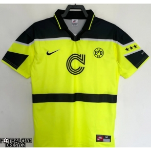 BVB Dortmund 1996-1997 Retro Domácí Dres Krátký Rukáv BVB Dortmund 1996-1997 Retro Domácí Dres Krátký Rukáv